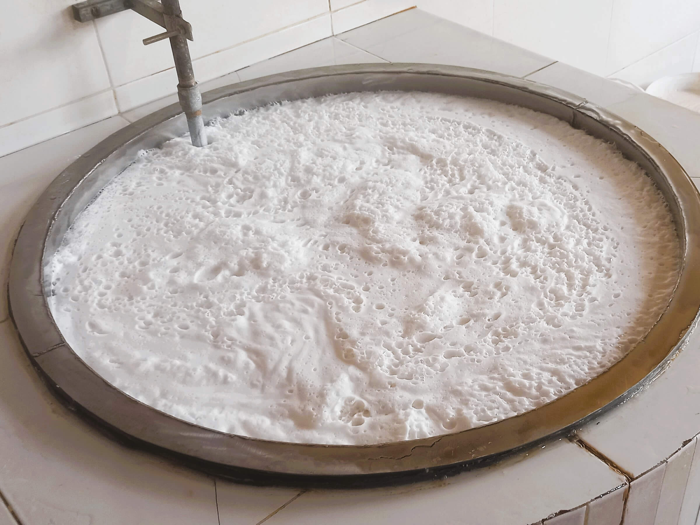Proses Rebus Bubur Kedelai